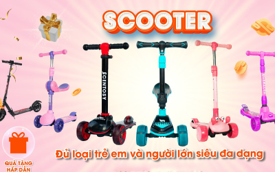 Scooter - Đủ Loại Trẻ Em và Người Lớn Siêu Đa Dạng