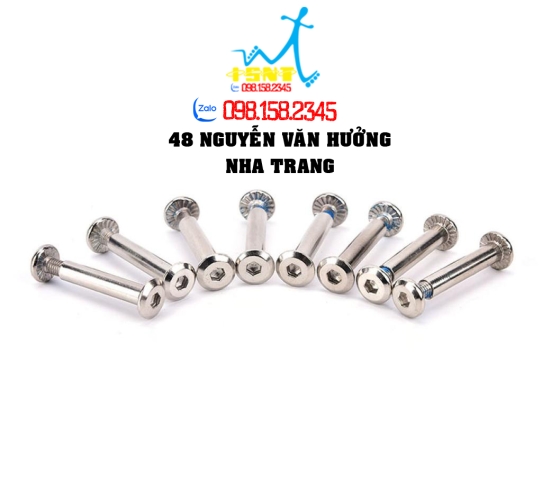 Ốc 2 đầu gắn bánh dành cho giày dưới 1tr