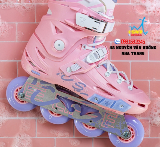 Giày patin Flying Eagle F5S+ Eclipse 2 Màu Đen/ Hồng