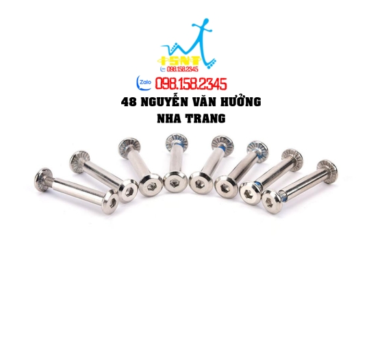 Ốc 2 đầu gắn bánh dành cho giày dưới 1tr