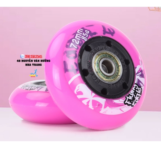 Giày Patin Trẻ Em Flying Eagle S5S+ New 3 Màu Đen/ Hồng/ Xanh