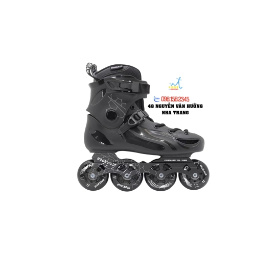 Giày Patin Người Lớn Flying Eagle RockVille E3 2 Màu Đen/ Tím
