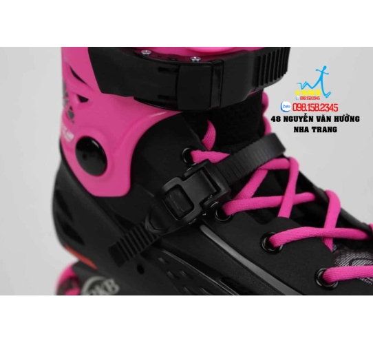 Giày Patin Trẻ Em Flying Eagle BKB B5S+ 2 Màu Đen/Hồng