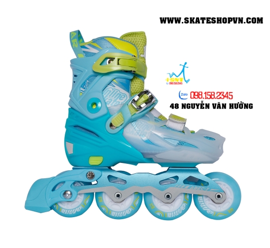 GIÀY PATIN TRẺ EM COUGAR MZS 333 QS 3 MÀU ĐỎ/ HỒNG/ XANH