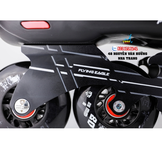 Giày Patin Trẻ Em Flying Eagle F5S+ New Màu Đen,Hồng