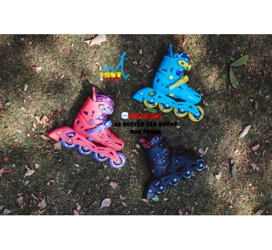 GIÀY PATIN TRẺ EM FLYING EAGLE NT2 3 MÀU ĐEN/ HỒNG/ XANH