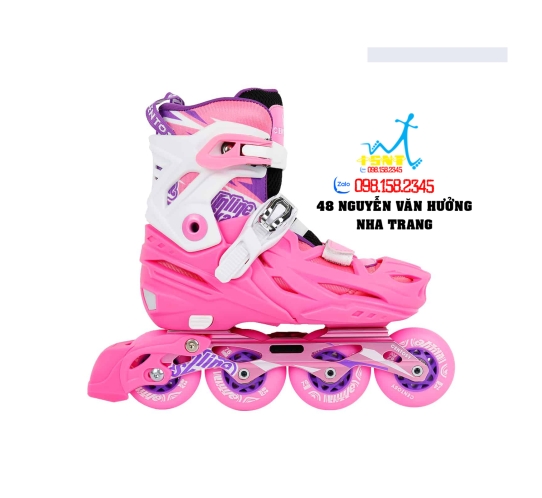 Giày Patin Trẻ Em Centosy Lion 3 Màu Đen/ Hồng