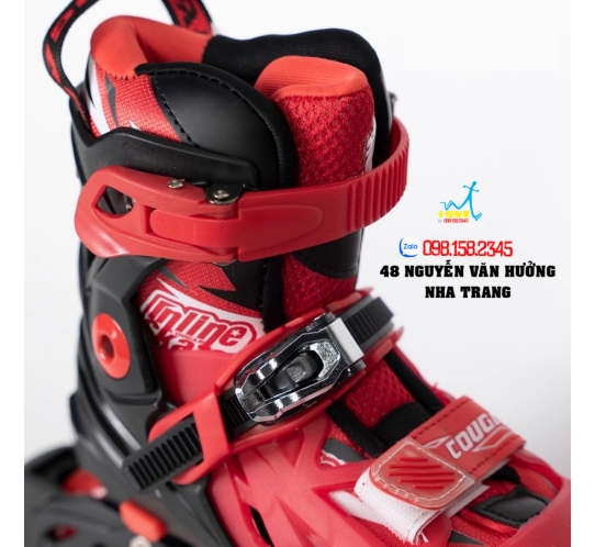 GIÀY PATIN TRẺ EM COUGAR MZS 333 QS 3 MÀU ĐỎ/ HỒNG/ XANH