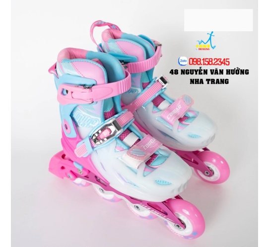 GIÀY PATIN TRẺ EM COUGAR MZS 333 QS 3 MÀU ĐỎ/ HỒNG/ XANH