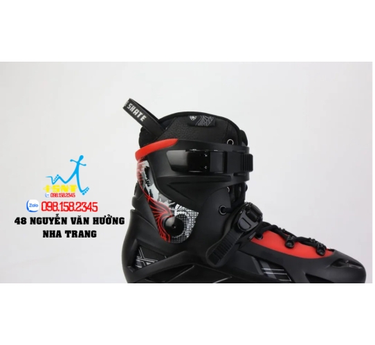 Giày Patin Trẻ Em Flying Eagle F110H Optimum Inline Skates Màu Đen