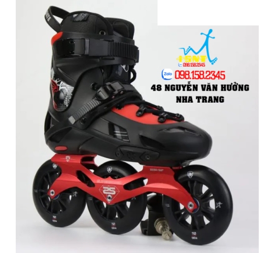 Giày Patin Trẻ Em Flying Eagle F110H Optimum Inline Skates Màu Đen