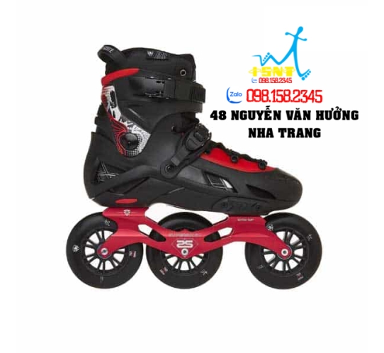 Giày Patin Trẻ Em Flying Eagle F110H Optimum Inline Skates Màu Đen