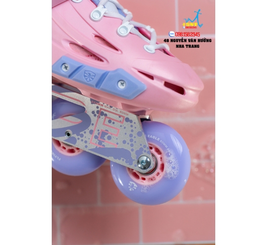 Giày patin Flying Eagle F5S+ Eclipse 2 Màu Đen/ Hồng
