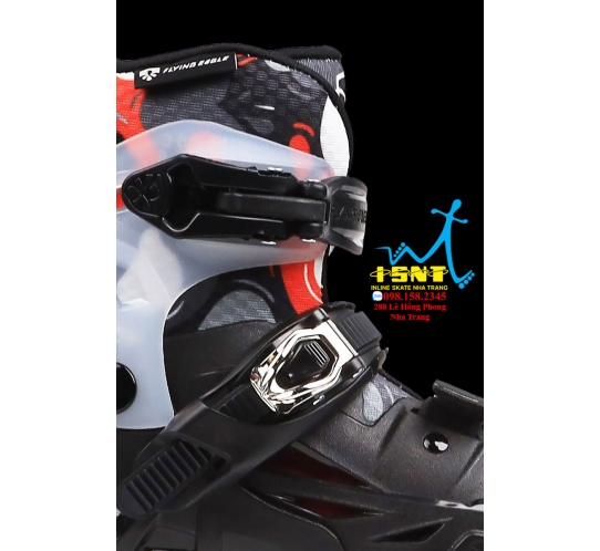Giày patin trẻ em Flying Eagle S5S Pro 3 màu đen-xanh-hồng
