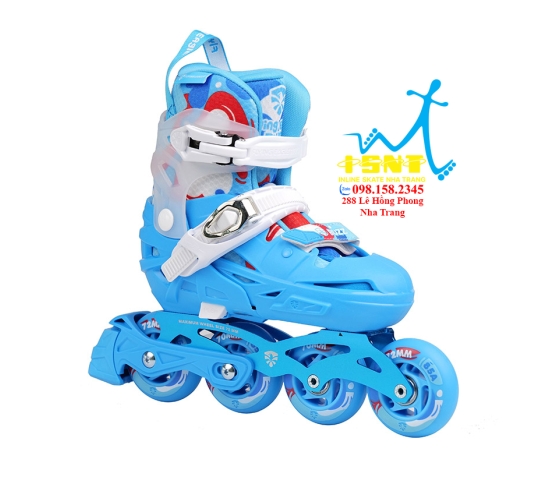 Giày patin trẻ em Flying Eagle S5S Pro 3 màu đen-xanh-hồng