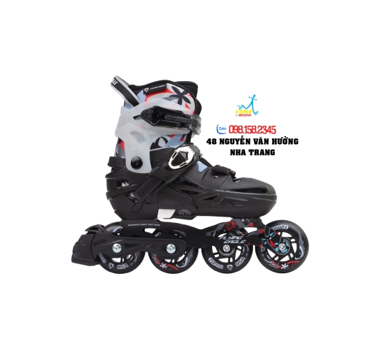 Giày Patin Trẻ Em Flying Eagle S6C 3 Màu Đen/ Hồng/ Xanh