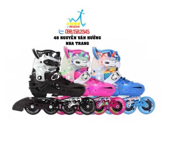 Giày Patin Trẻ Em Flying Eagle S6S+ NEW Màu Đen/ Hồng/ Xanh