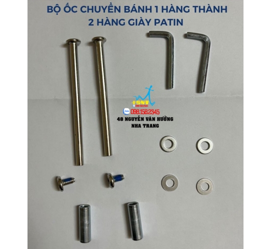 bộ chuyển đổi từ 1 hàng bánh qua 2 hàng bánh