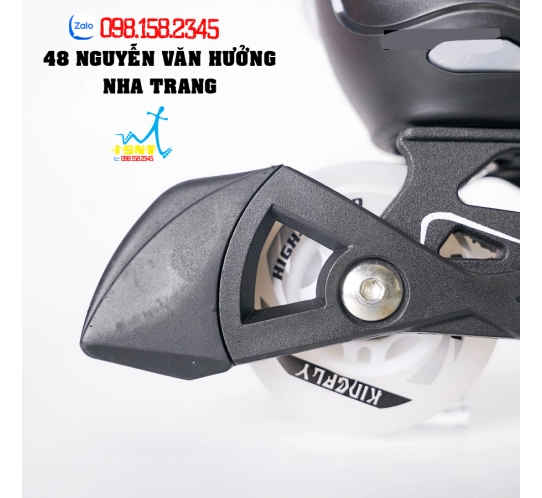 Giày Patin Trẻ Em W198-QS 3 Màu Đen/ Hồng/ Xanh