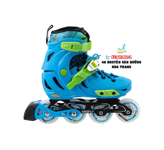 Giày Patin Trẻ Em W198-QS 3 Màu Đen/ Hồng/ Xanh