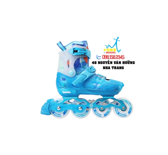 Giày Patin Trẻ Em Flying Eagle L8 3 Màu New Đen/Hồng/Xanh