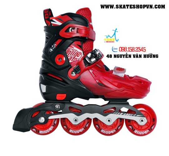 GIÀY PATIN TRẺ EM COUGAR MZS 333 QS 3 MÀU ĐỎ/ HỒNG/ XANH