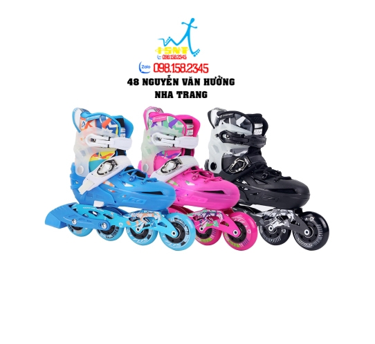 Giày Patin Trẻ Em Flying Eagle S6S+ NEW Màu Đen/ Hồng/ Xanh